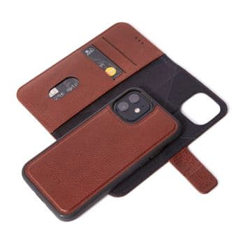 Foto: Decoded Leath. Detachable Wallet Magsafe iPhone 12/12Pro Brown