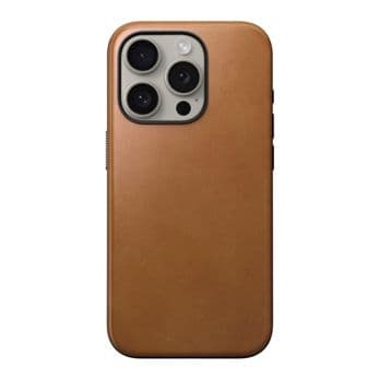 Foto: Nomad Modern Leather Case iPhone 15 Pro English Tan