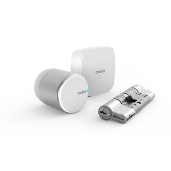 Foto: tedee Set mit Euro Profilzylinder 37-68mm silber