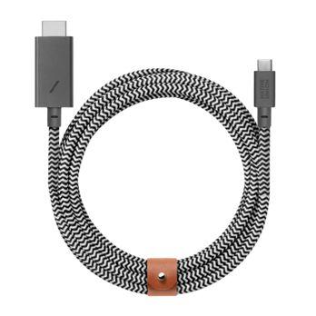 Foto: Native Union Belt Cable USB-C to HDMI 3m Zebra