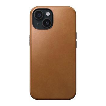 Foto: Nomad Modern Leather Case iPhone 15 English Tan
