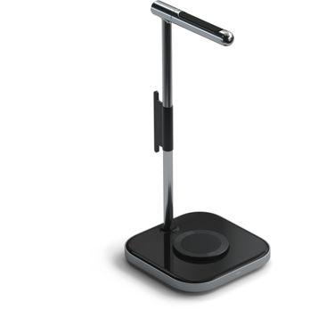 Foto: Satechi 2in1 Headphone Stand with Wireless Charger Space Gray