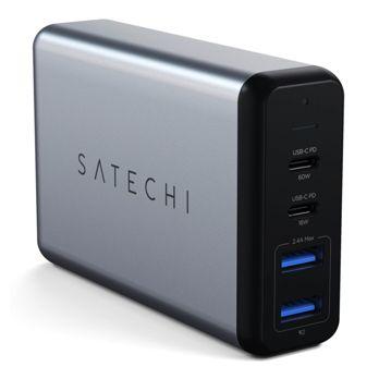 Foto: Satechi 75W Dual Type-C PD Travel Charger space gray