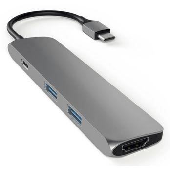 Foto: Satechi Type-C USB Passthrough HDMI Hub space gray
