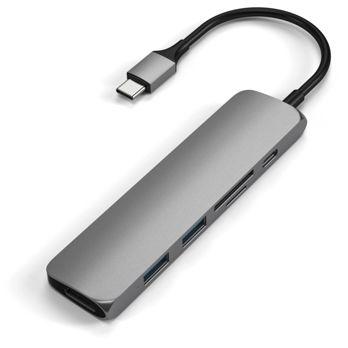 Foto: Satechi Type-C USB Passthrough HDMI Hub V2 space gray