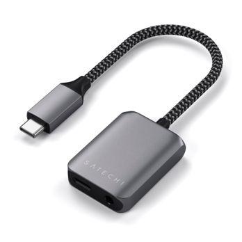 Foto: Satechi USB-C to 3.5mm Audio & PD Adapter space gray