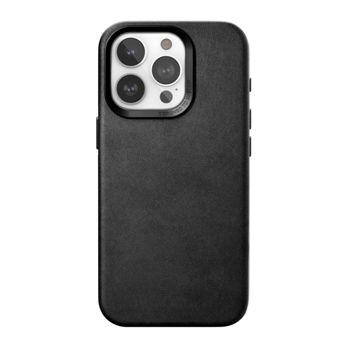 Foto: Woodcessories Bio Leather Case MagSafe iPhone 15 Pro Black